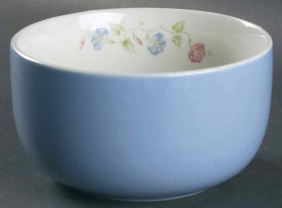 Morning Glory 6" Straight Sided Bowl (No Embossed Rings) by Hall-1