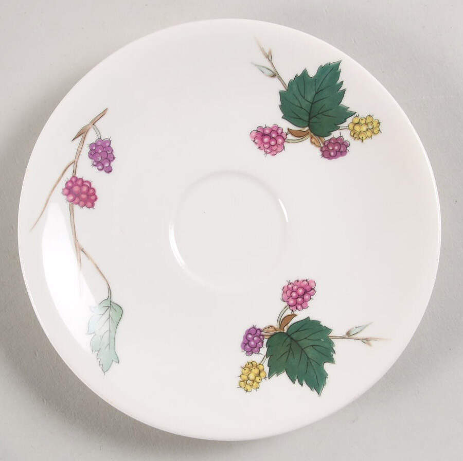Mulberry Saucer for After Dinner Cup by Hall-1