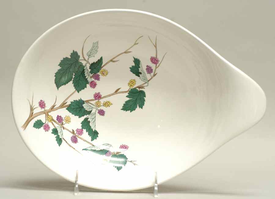 Mulberry 11" Lugged Oval Baker/Vegetable Bowl by Hall-1