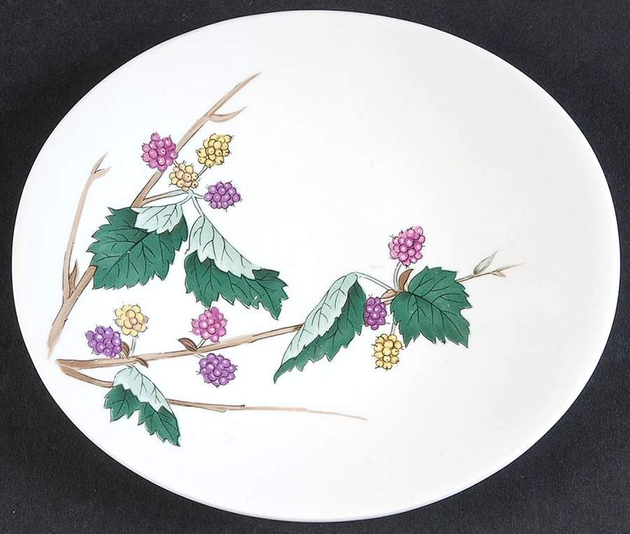 Mulberry Bread & Butter Plate by Hall-1