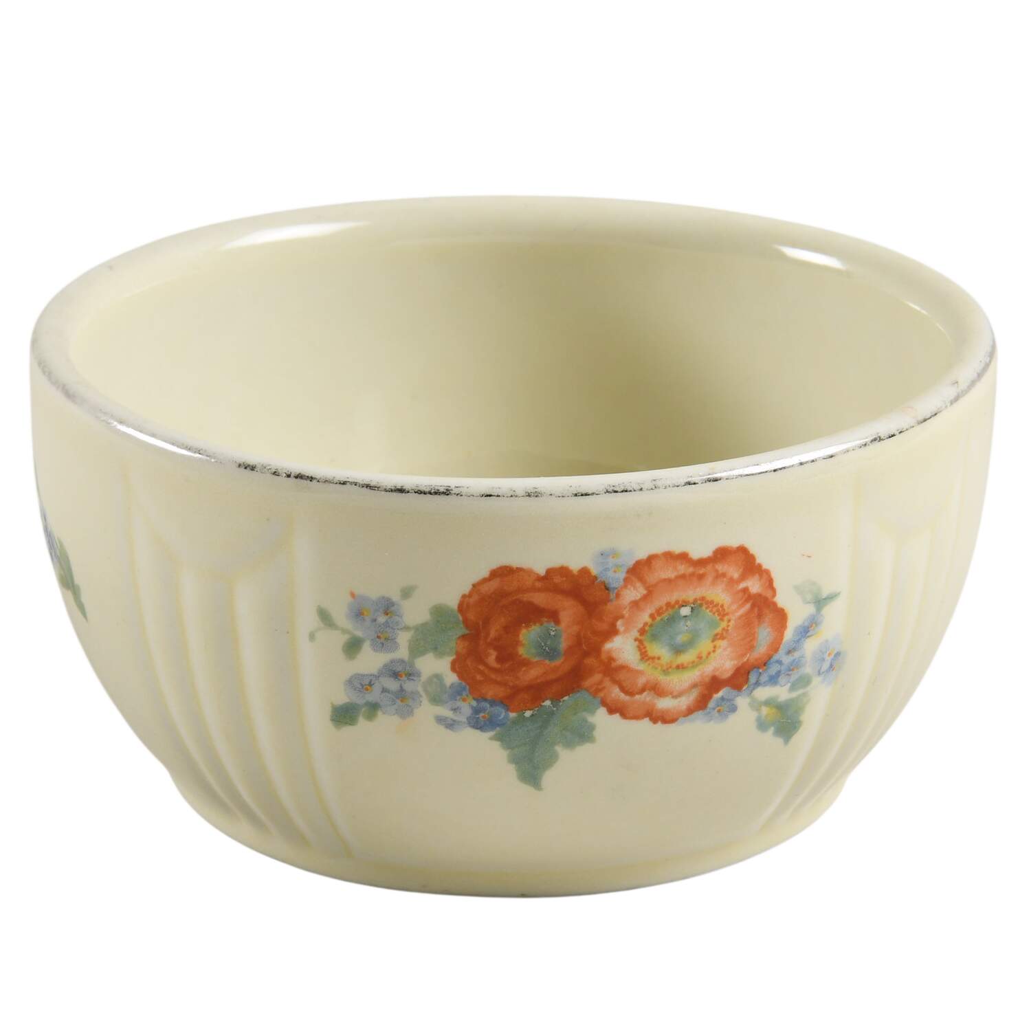 Orange Poppy Radiance Drip Jar No Lid by Hall-1