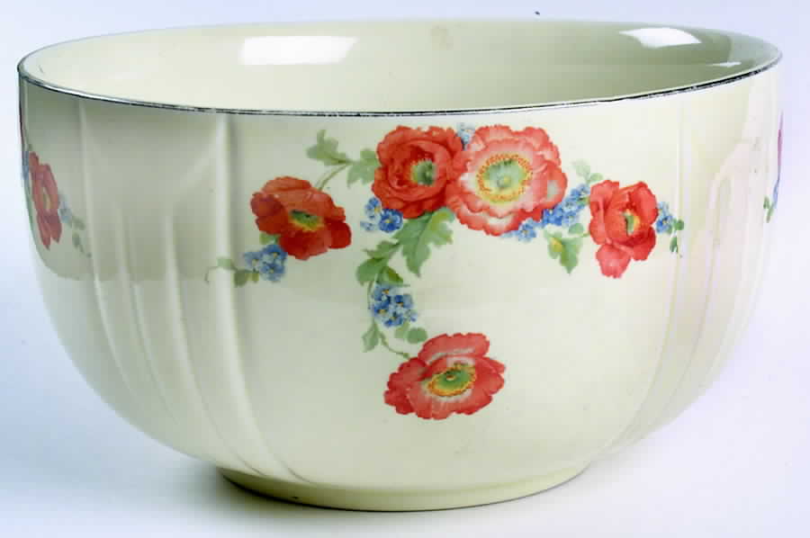 Orange Poppy 10" Radiance Bowl by Hall-1