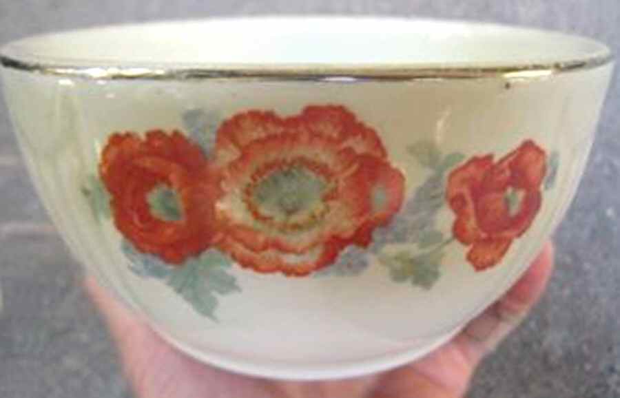 Orange Poppy 5" Radiance Bowl by Hall-1