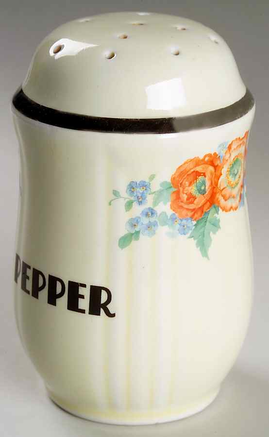 Orange Poppy Radiance Pepper Shaker by Hall-1