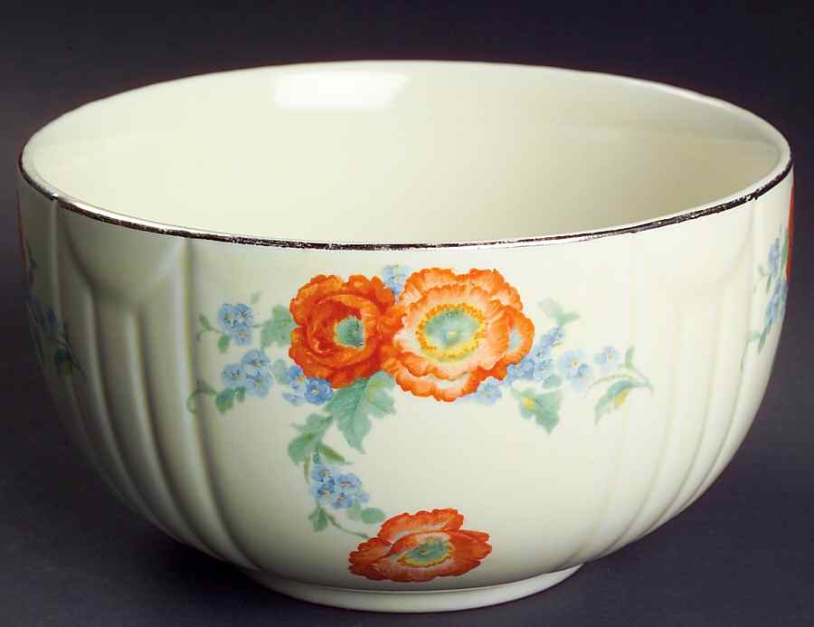 Orange Poppy 6" 1 Qt Radiance Bowl by Hall-1