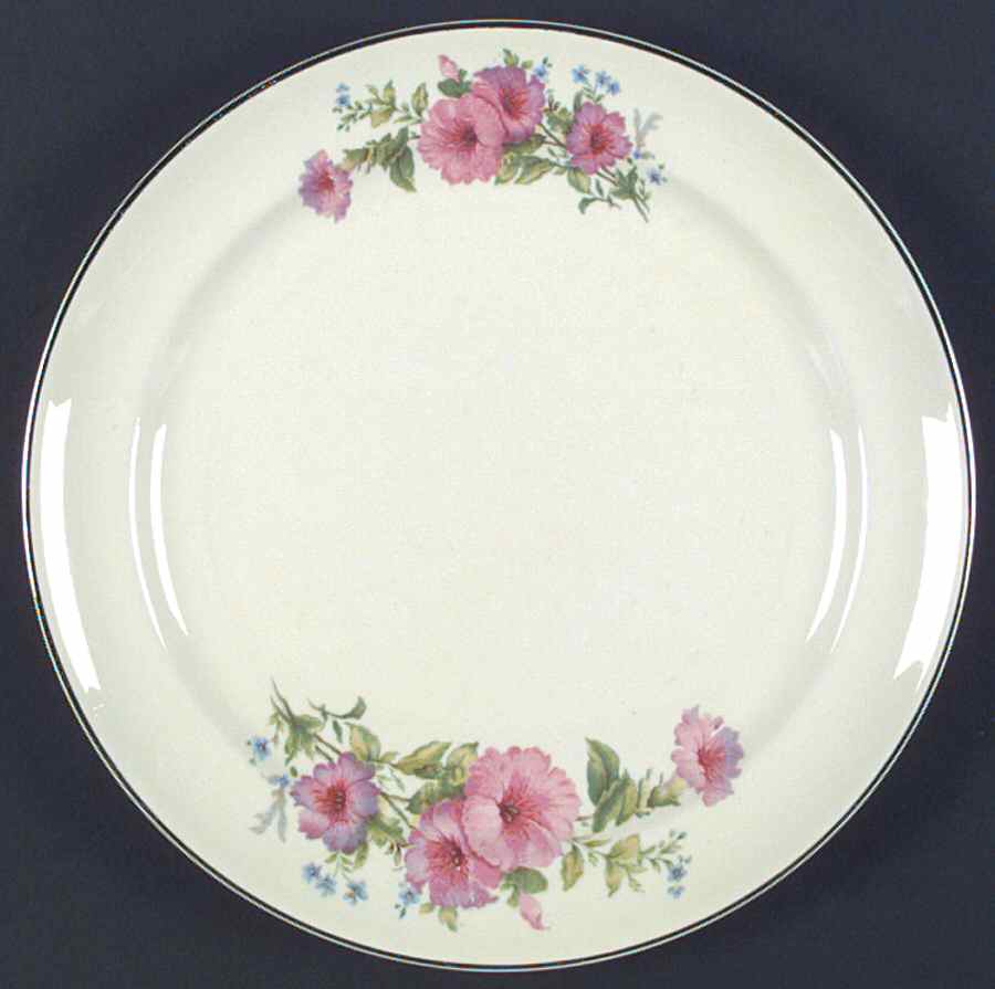 Pastel Morning Glory Breakfast Plate by Hall-1