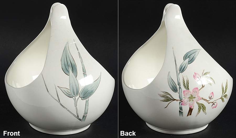 Peach Blossom (Classic Shape) Gravy Boat by Hall-1
