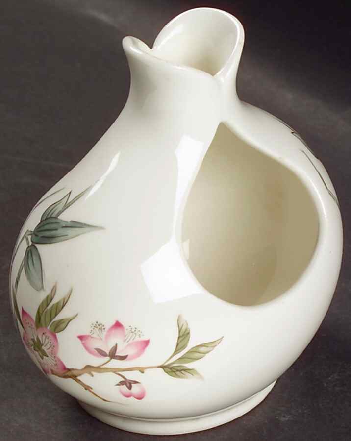 Peach Blossom (Classic Shape) Small Candlestick by Hall-1