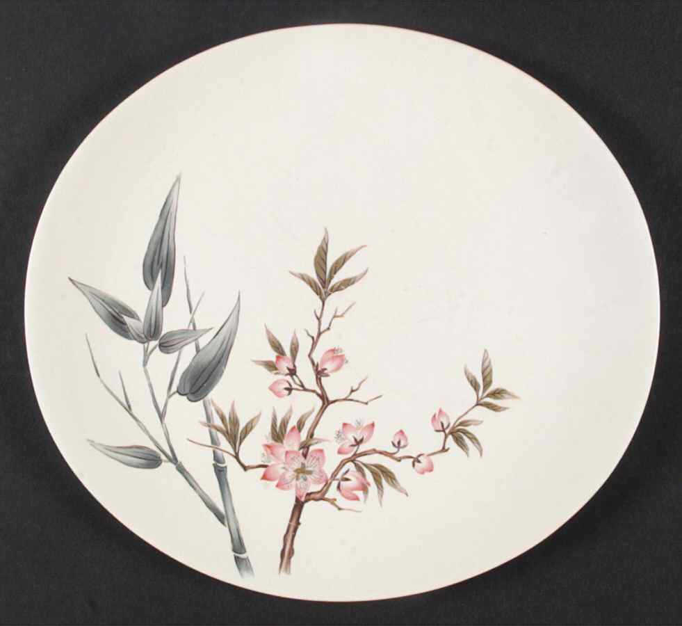 Peach Blossom (Classic Shape) Dinner Plate by Hall-1