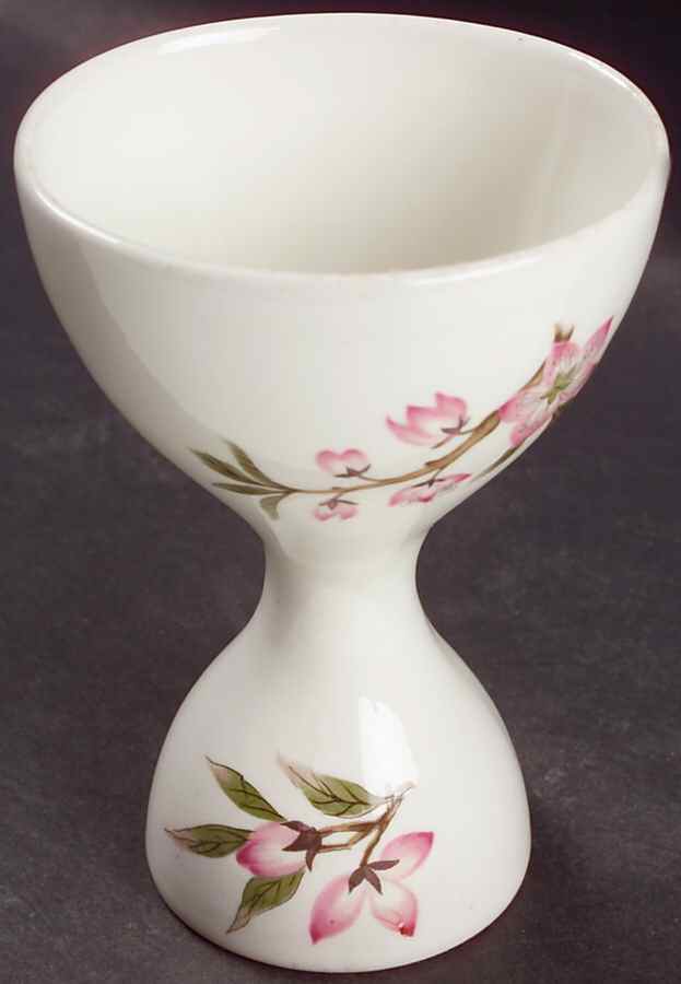 Peach Blossom (Classic Shape) Double Egg Cup by Hall-1