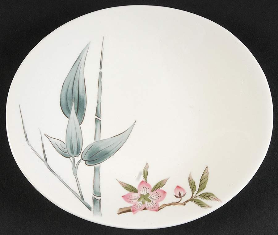 Peach Blossom (Classic Shape) Bread & Butter Plate by Hall-1