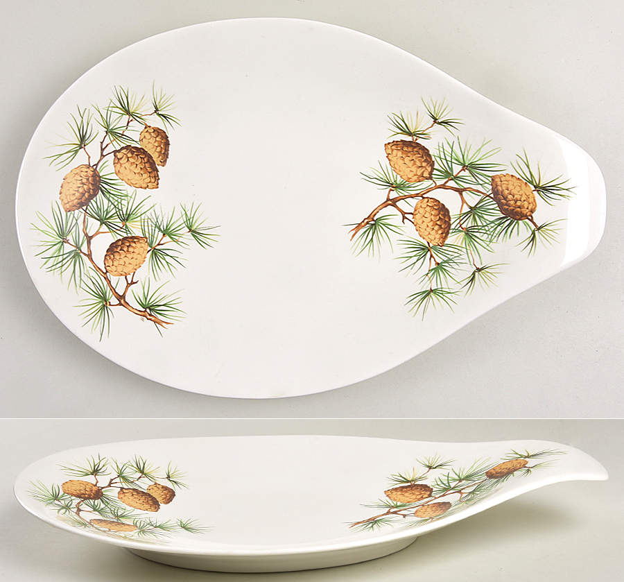 Pinecone 14" Large Salad Serving Bowl by Hall-1