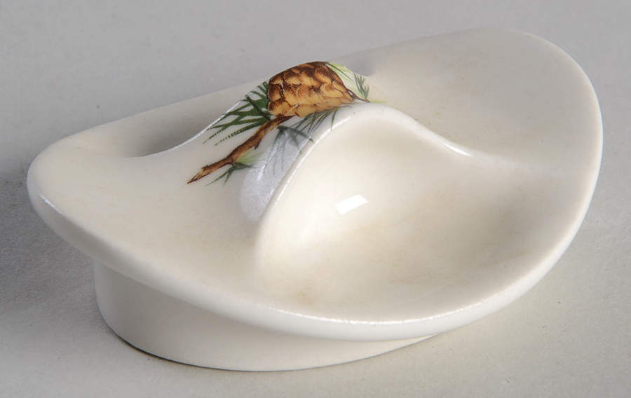 Pinecone Lid for Sugar Bowl by Hall-1