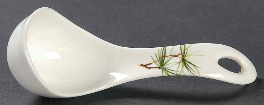 Pinecone Gravy Ladle Solid Piece by Hall-1