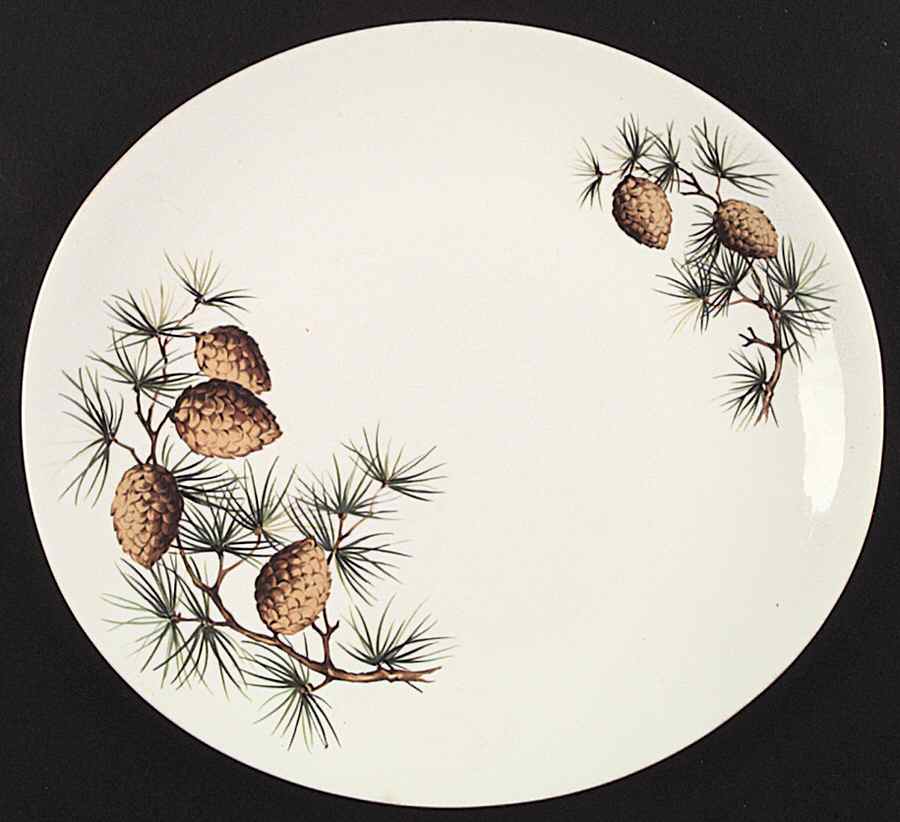 Pinecone Dinner Plate by Hall-1