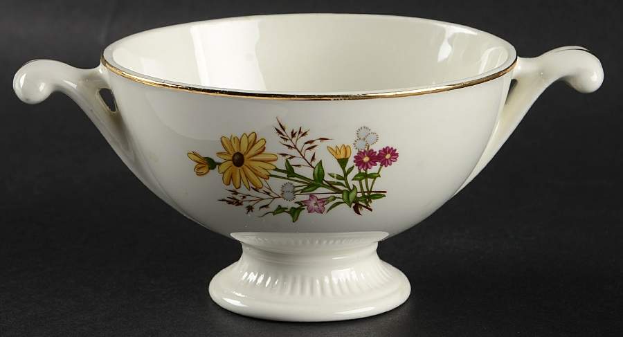 Richmond Brown Eyed Susan Sugar Bowl No Lid by Hall-1