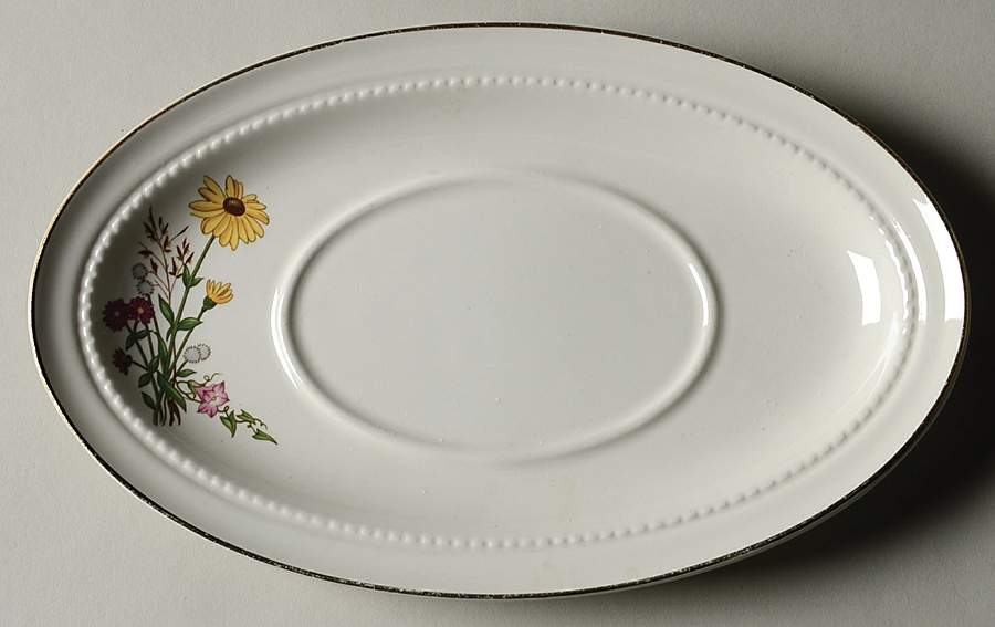Richmond Brown Eyed Susan Underplate for Gravy Boat by Hall-1
