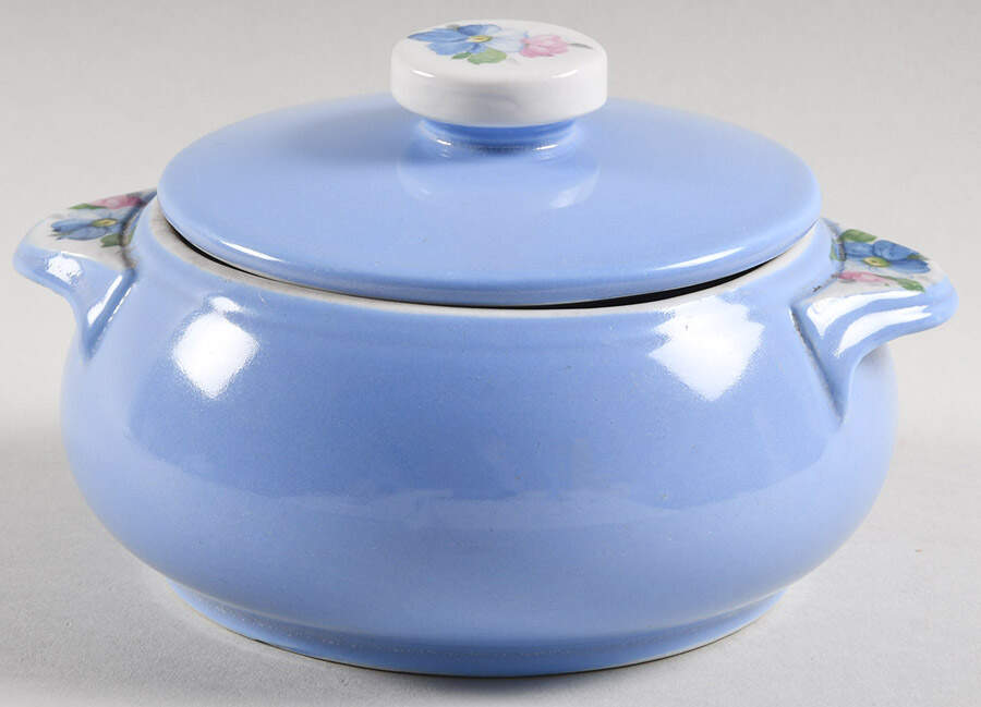 Rose Parade Drip Jar & Lid (No Strainer) by Hall-1