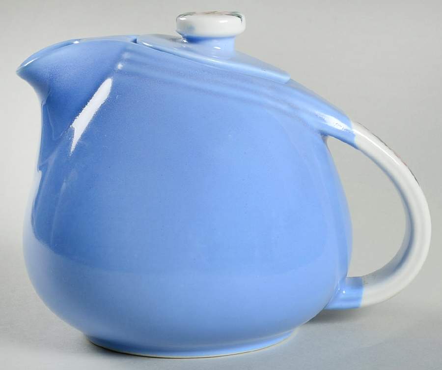Rose Parade 3-4 Cup Small Sani-Grid Teapot by Hall-1