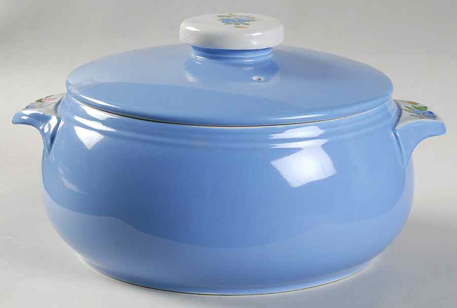 Rose Parade 2.5 Qt Round Covered Casserole by Hall-1