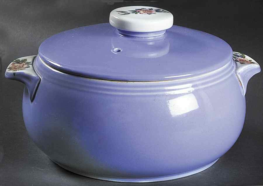 Rose Parade 2.5 Qt Round Covered Casserole by Hall-1