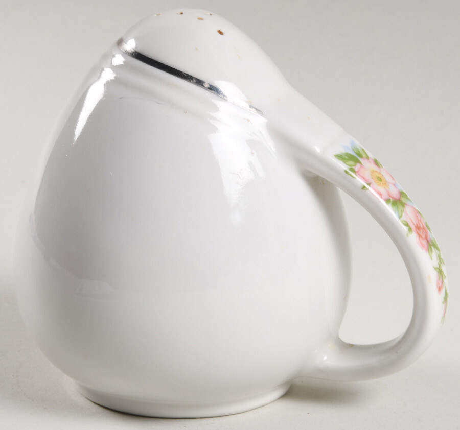 Rose White Sani-Grid Pepper Shaker by Hall-1