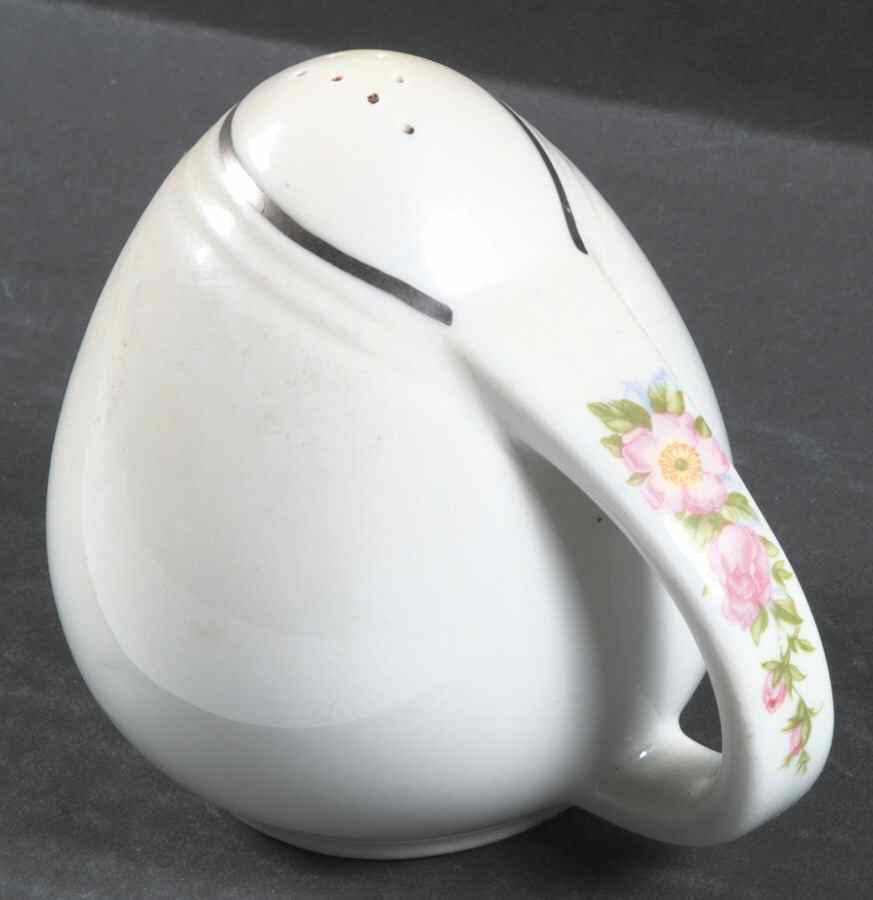 Rose White Sani-Grid Pepper Shaker by Hall-1