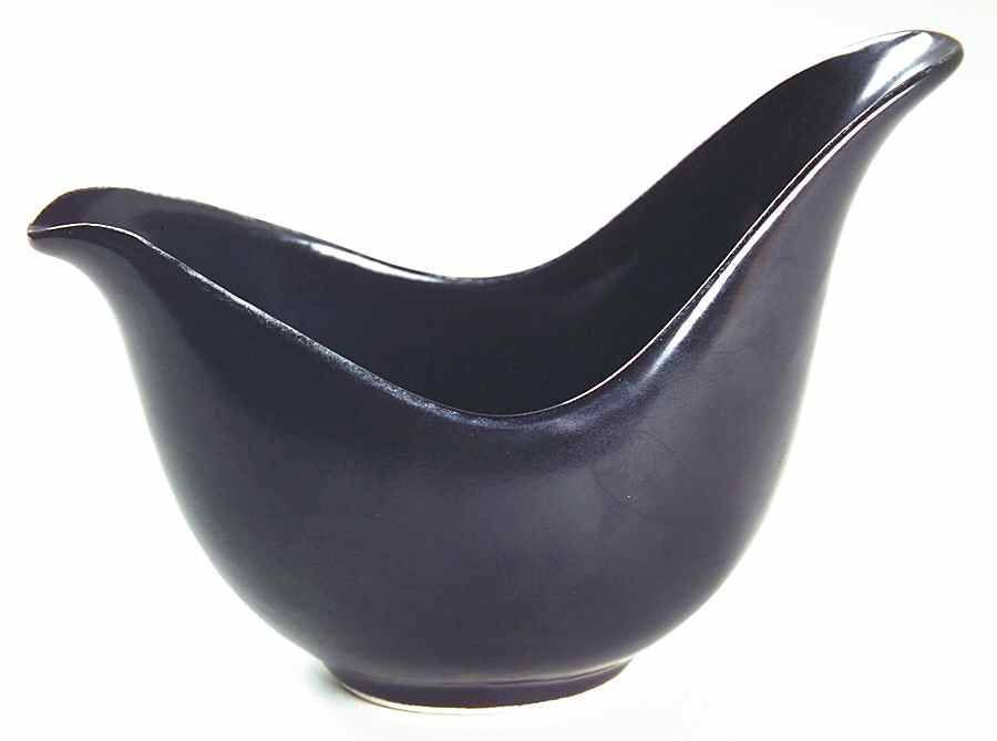 Satin Black Mini Creamer by Hall-1