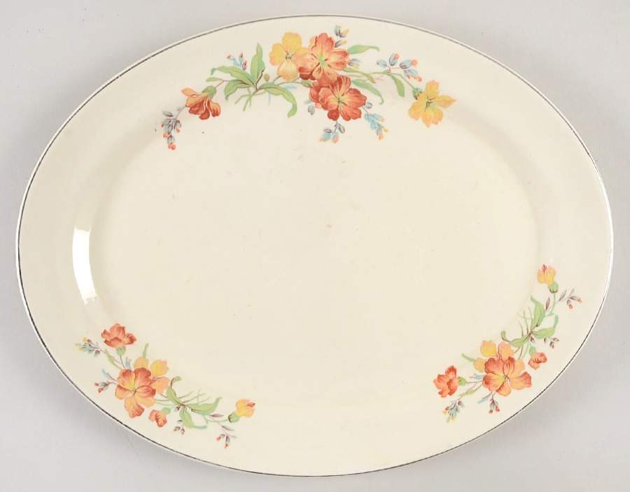 Serenade 11" Oval Serving Platter by Hall-1