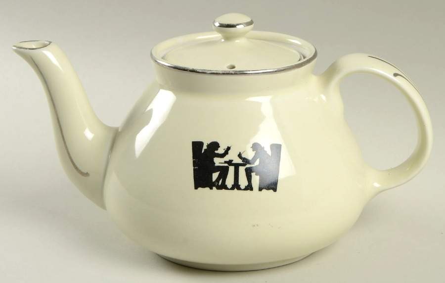 Silhouette 1-4 Cup Mini New York Teapot & Lid by Hall-1