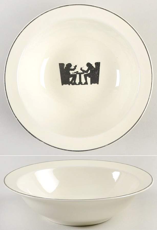 Silhouette Rim Cereal Bowl by Hall-1