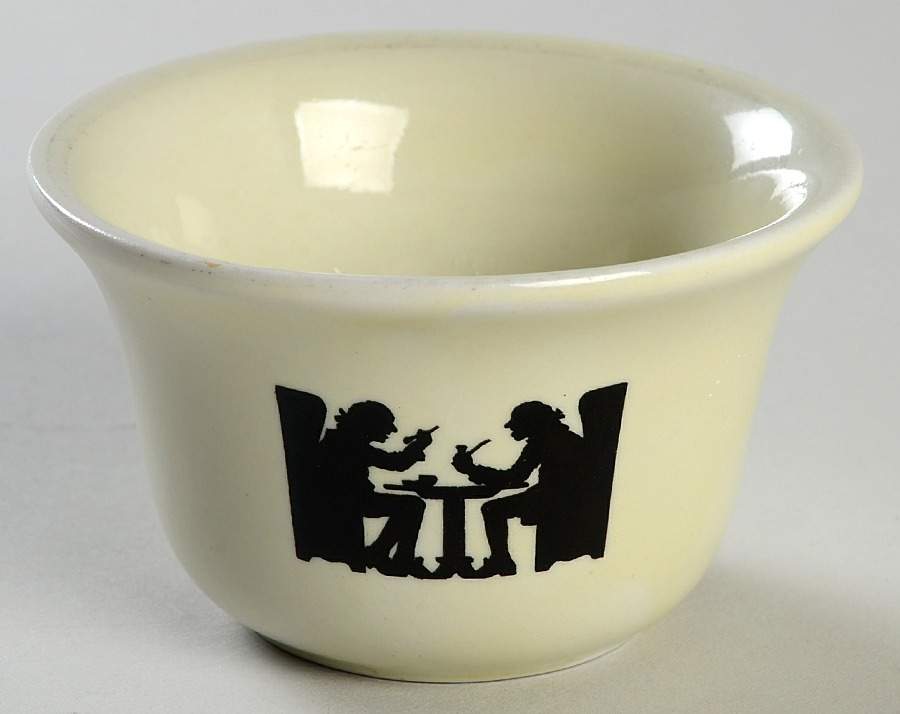 Silhouette Custard Cup by Hall-1