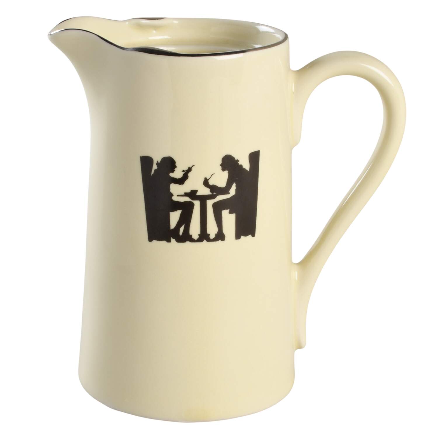 Silhouette St. Louis Chocolate Pot No Lid by Hall-1