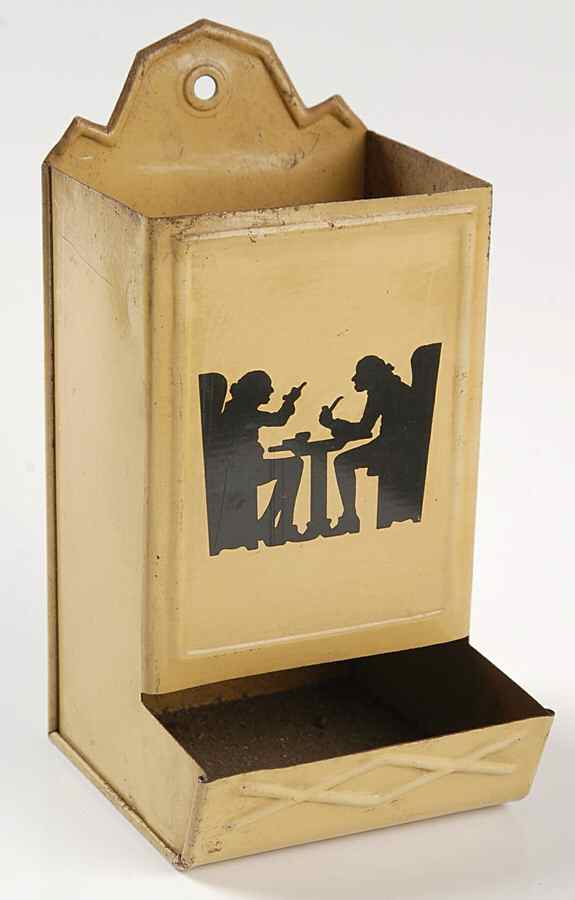 Silhouette Metal Match Safe by Hall-1