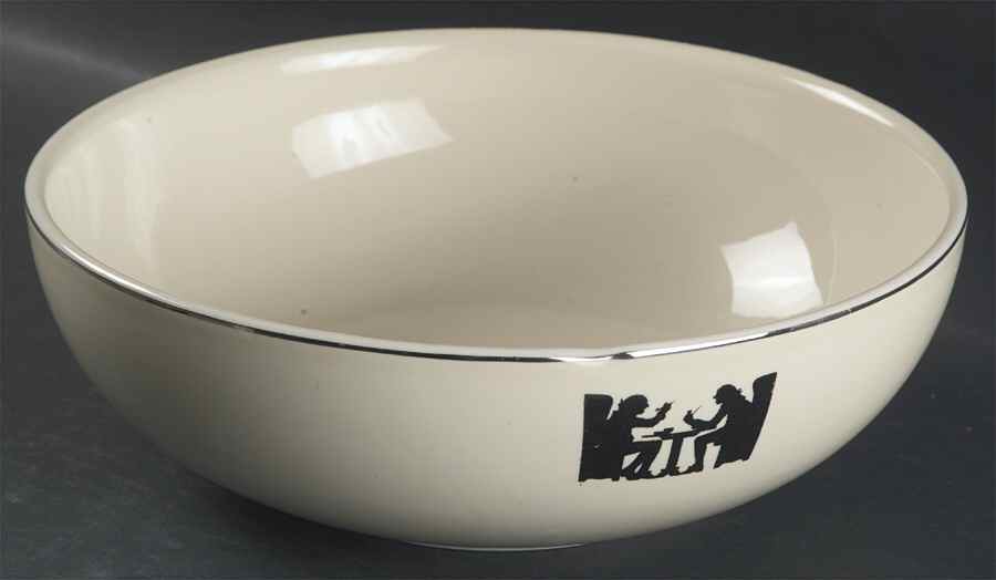 Silhouette 9" Salad Serving Bowl by Hall-1