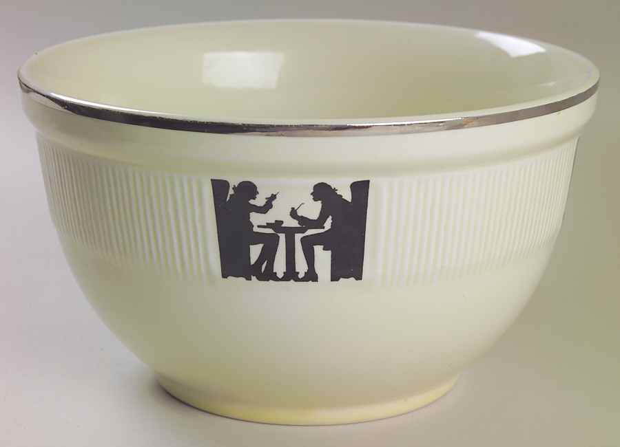 Silhouette 8" Medallion Bowl by Hall-1