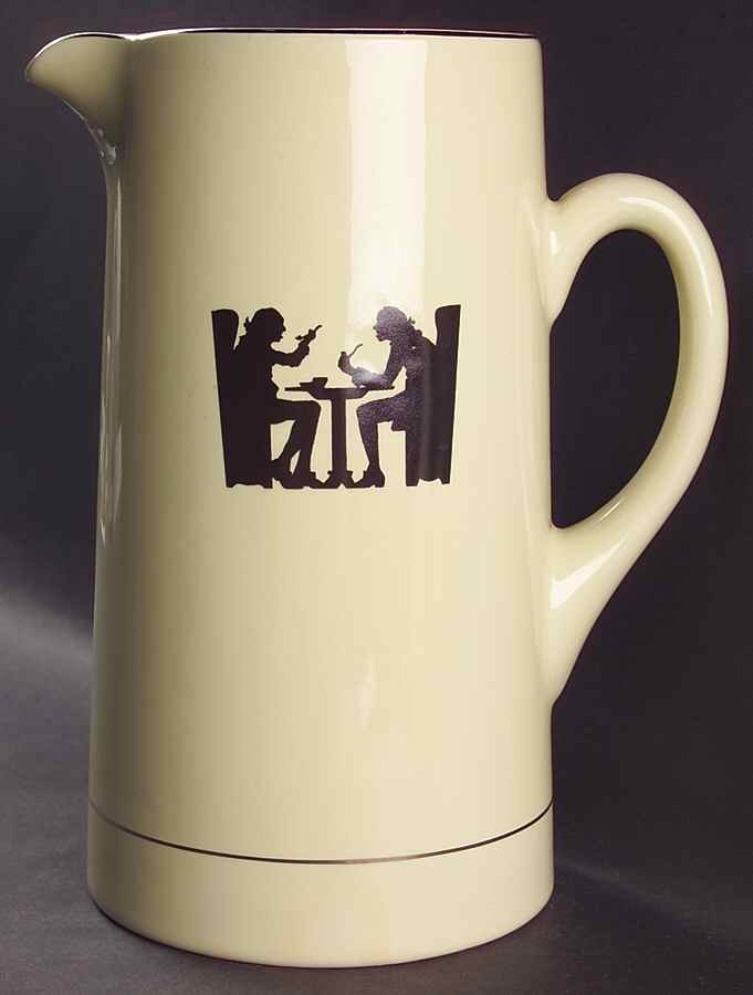 Silhouette Beer Pitcher by Hall-1