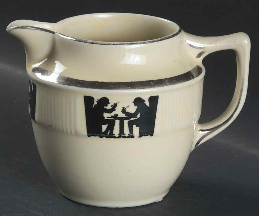 Silhouette Medallion Creamer by Hall-1