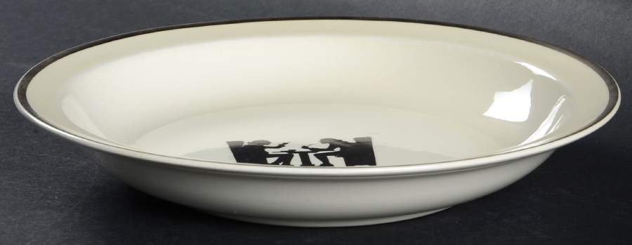 Silhouette Rim Soup Bowl by Hall-1