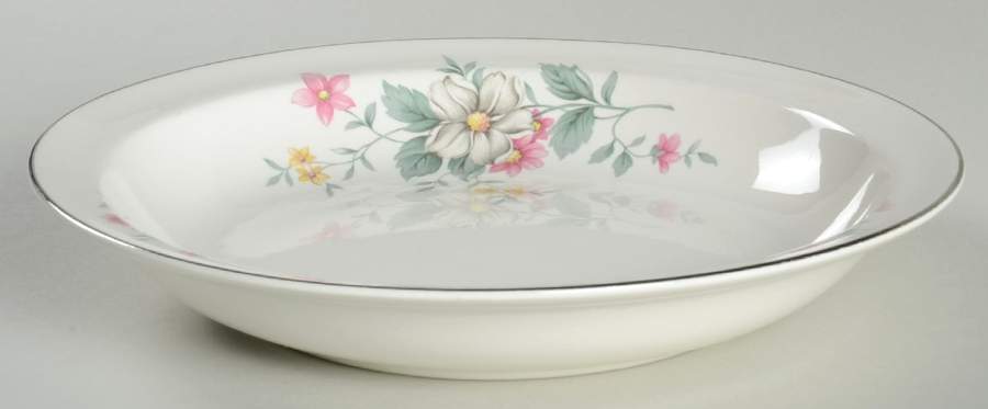Springtime Rim Soup Bowl by Hall-1