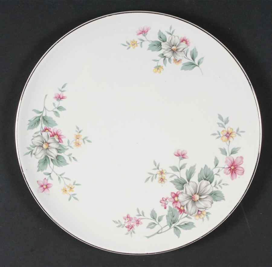 Springtime Cake Plate by Hall-1