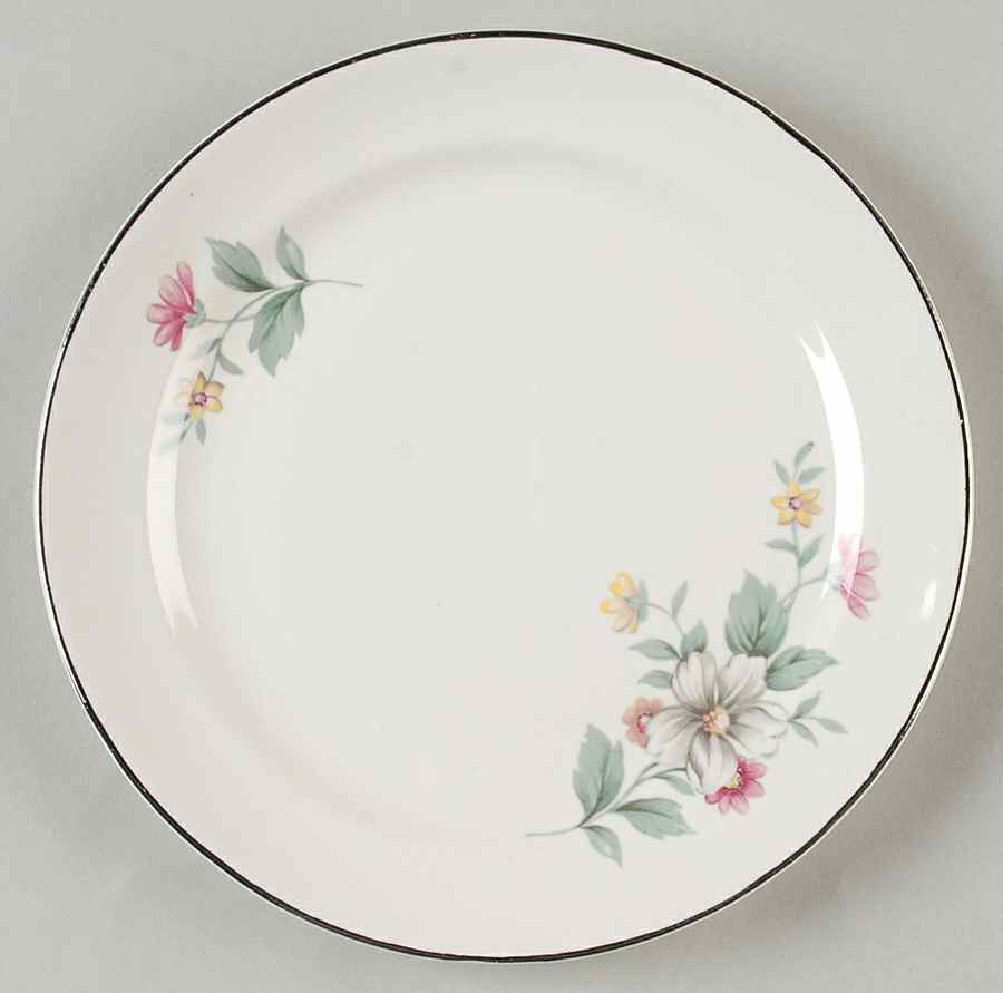 Springtime Bread & Butter Plate by Hall-1