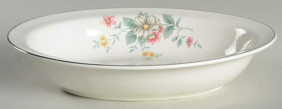 Springtime 10" Oval Vegetable Bowl by Hall-1