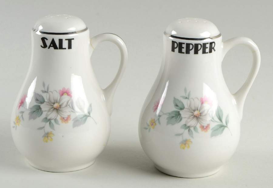 Springtime Handled Salt & Pepper Set by Hall-1