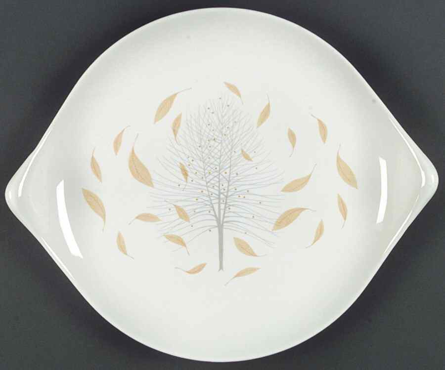 Sunglow 15" Oval Serving Platter by Hall-1