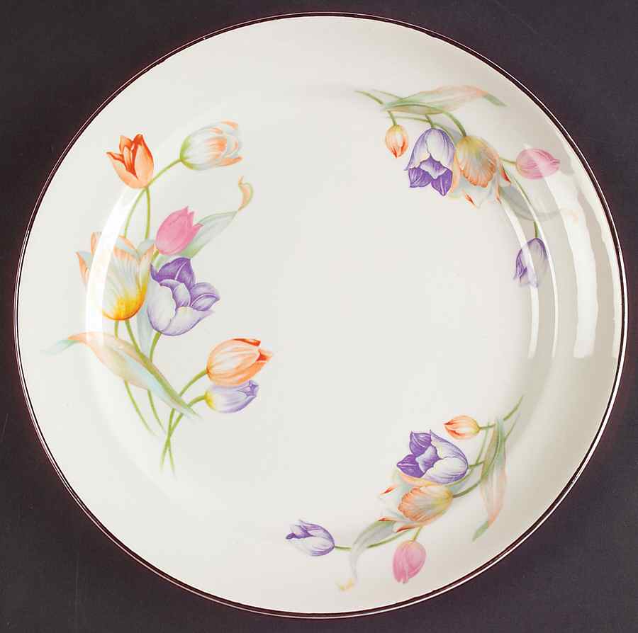 Tulip Breakfast Plate by Hall-1