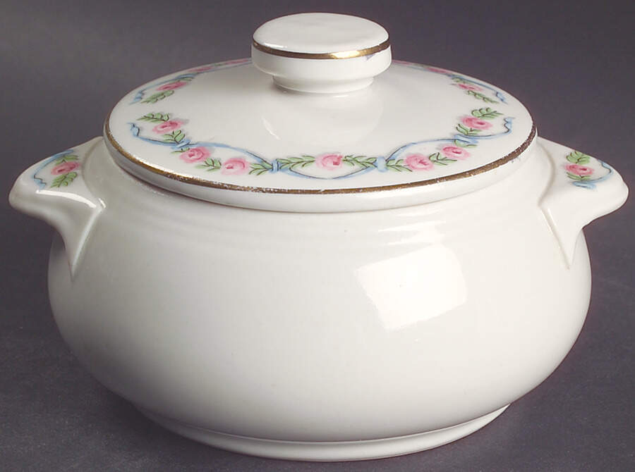 Wildfire (Gold Trim) Tab Handled Drip Jar & Lid by Hall-1