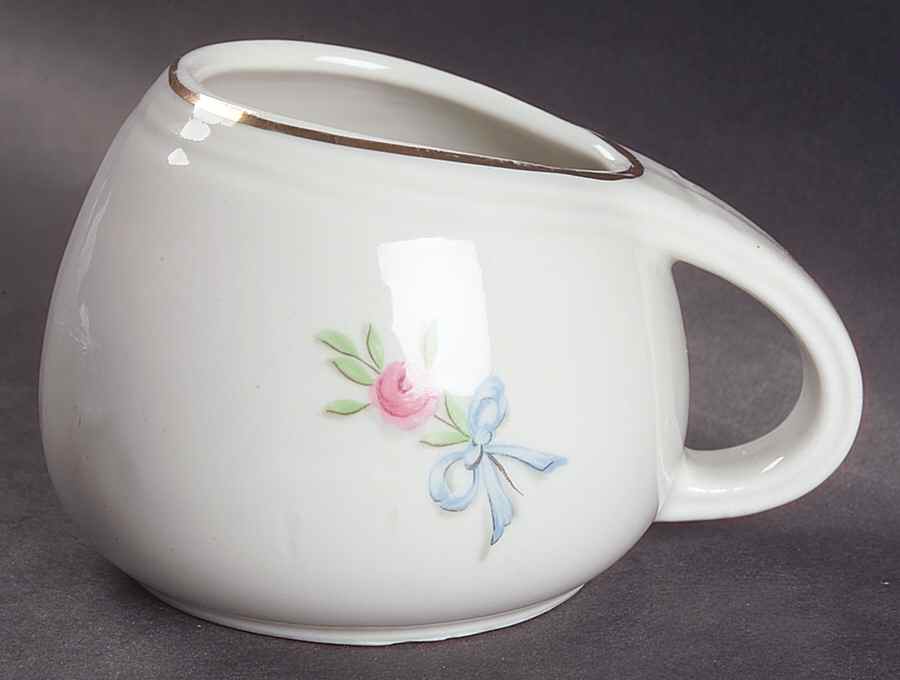 Wildfire (Gold Trim) Sani-Grid Open Sugar Bowl by Hall-1