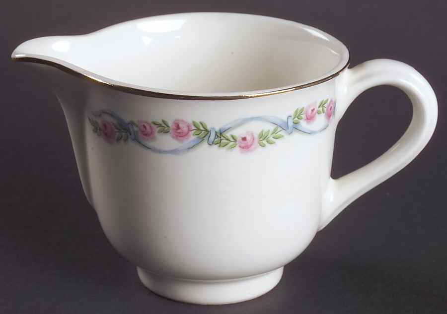 Wildfire (Gold Trim) Modern Creamer by Hall-1