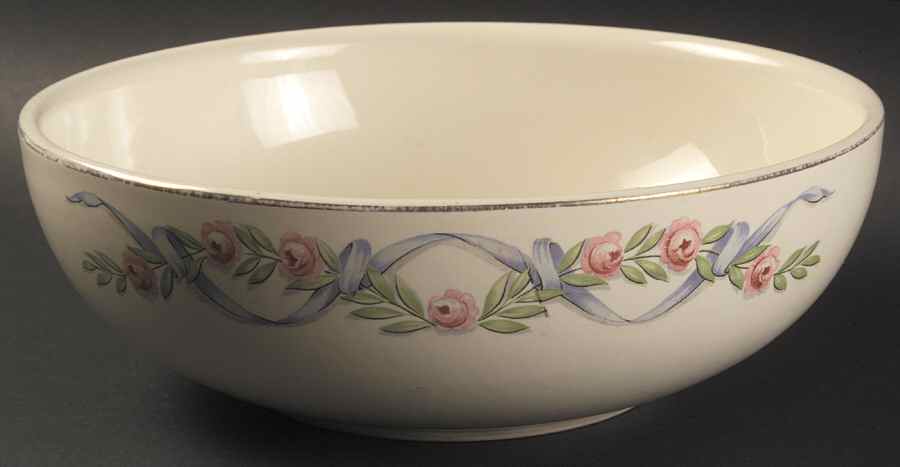 Wildfire (Gold Trim) 9" Salad Serving Bowl by Hall-1